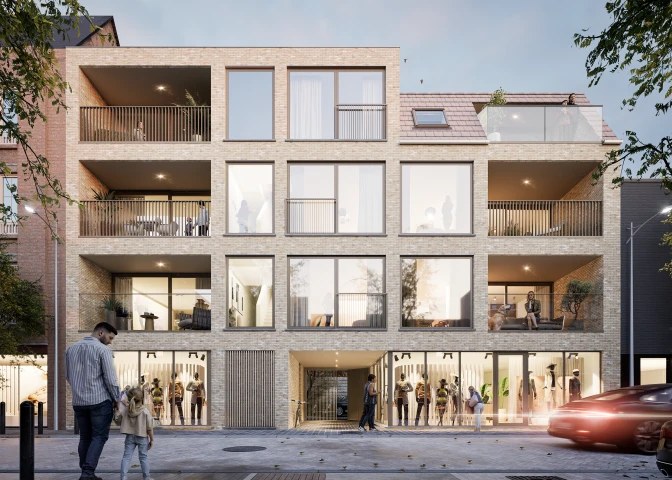 Residentie Bruggepoort Tielt voorgevel
