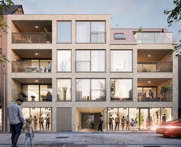 Residentie Bruggepoort Tielt voorgevel
